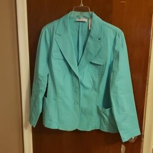 Aqua Liz Claiborne Blazer